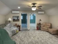 Barndo interior living space in Oil City, PA