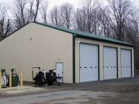 40x64x14 post-frame commercial building in Grove City, PA