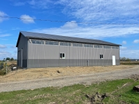 Side view of 40' x 72' x 14' farm building in Meadville, PA
