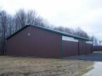 40x46x12 post-frame farm building in Rockland, PA