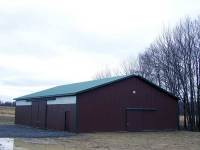 40x46x12 post-frame farm building in Rockland, PA