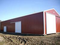 30x80x14 post-frame farm building in Cooperstown, PA