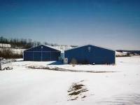 2x 60x50x14 post-frame farm buildings in Chicora, PA