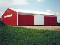 50x80x14 post-frame farm building in Butler, PA
