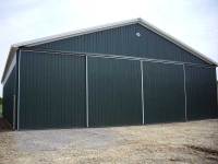 60x72x14 post-frame farm building in Herman, PA