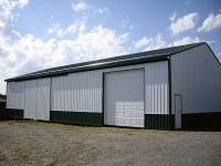 42x72x14 post-frame farm building in Sarver, PA