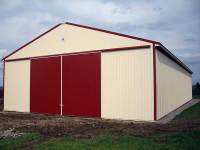50x104x16 post-frame agriculture building in Stoneboro, PA - right corner