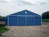 60x80x16 post-frame agricultural building in Chicora, PA - front view