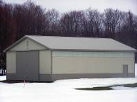 36x56x12 post-frame farm building in Cochranton, PA