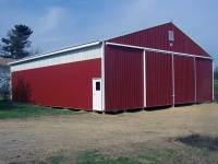 50x56x14 post-frame farm building in Butler, PA