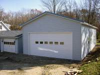 03 24x48x12 post-frame garage in Seneca, PA