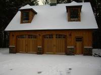 08 28x32x10 post-frame garage in Meadville, PA