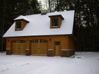 10 28x32x10 post-frame garage in Meadville, PA