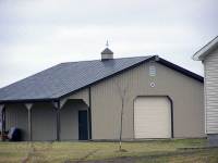 12 32x40x10 post-frame garage in Greenville, PA