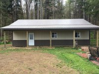 24' x 40' post-frame garage in Cooperstown, PA
