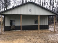 30' x 40' post-frame garage in Cooperstown, PA