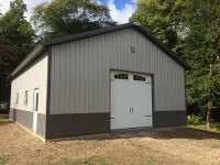 30' x 40' x 12' post-frame garage in Grove City, PA