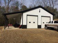 30' x 48' post-frame garage in Grove City, PA