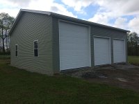 32' x 40' post-frame garage in Sandy Lake, PA