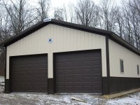 Garage in Sandy Lake, PA 24 ft x 24 ft x 10 ft