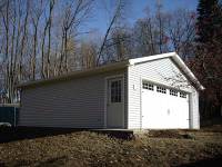 16 24x32x9 post-frame garage in Meadville, PA, corner view