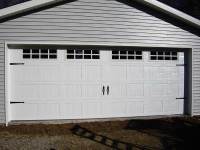 18 24x32x9 post-frame garage in Meadville, PA, detail on door