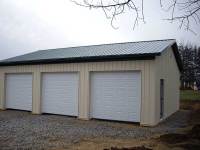 19 30x40x10 post-frame garage in Kittanning, PA