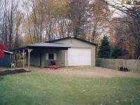 32x40x10 post-frame garage in Meadville, PA