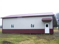 36x40x12 post-frame garage in Cambridge Springs, PA