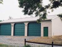32x56x12 post-frame garage in Butler, PA