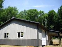 36x40x10 post-frame garage in Townville, PA