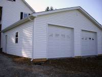 28x28x9 post-frame garage in New Wilmington, PA