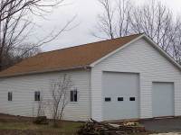 13 32x48x12 post-frame garage in Grove City, PA