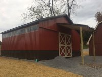 30x40x12 horse barn in Portersville PA