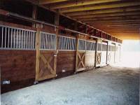 36x48x10 post-frame horse barn in Cochranton, PA