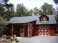40x64x14 post-frame horse barn in Valencia, PA