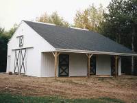 36x40x10 post-frame horse barn in Butler, PA
