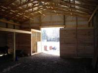36x56x10 post-frame horse barn in Erie, PA