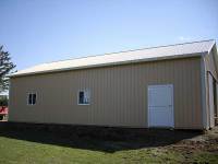 36x56x10 post-frame horse barn in Erie, PA