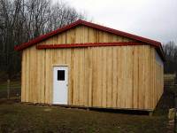 24x40x10 post-frame horse barn in Sarver, PA