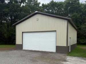 30 x 40 x 14 garage in Mercer, PA